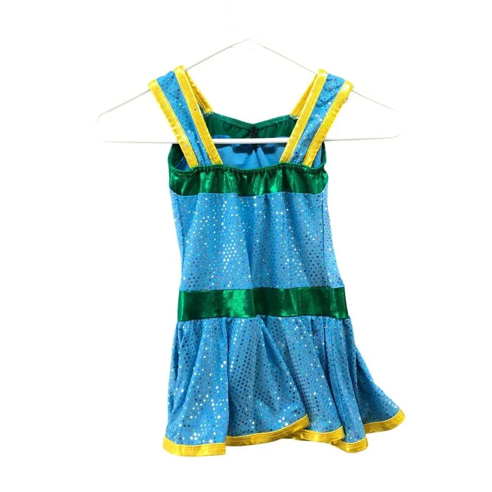 A Wish Come True Dance Costume Girls MC (8-10)‎ Blue Leotard Parade Dorothy